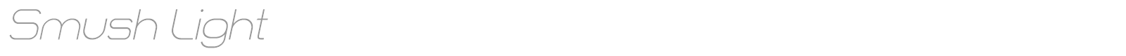 Smush font preview